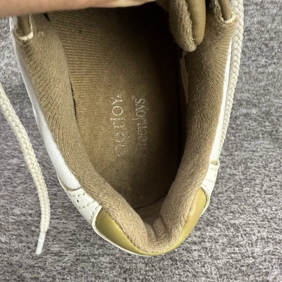 ✅Footjoy FJ Greenjoys 48762 Women's 7M Golf Shoes White Leather Lace Up Athletic - Picture 4 of 10